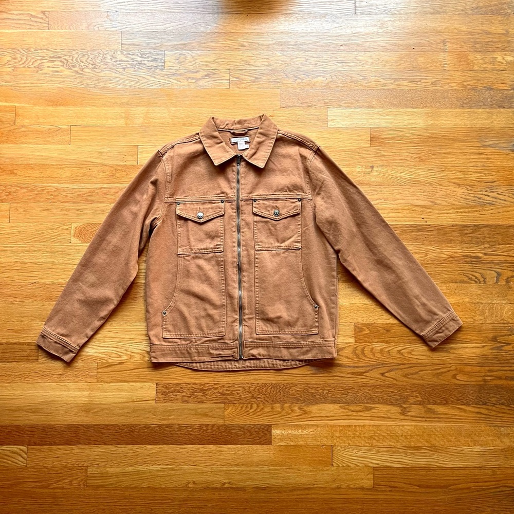 carbon 2 cobalt orange Jean jacket